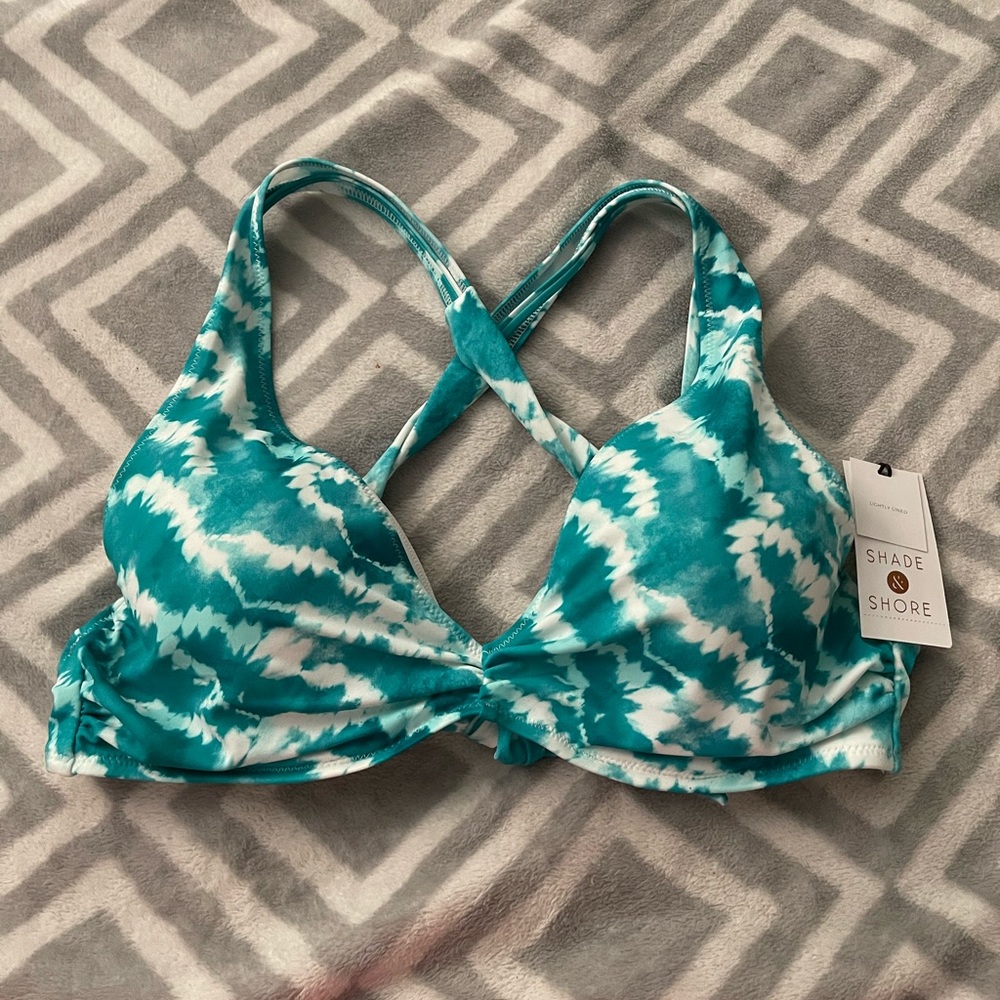 NWT Shade & Shore Tie Dye Bikini Top